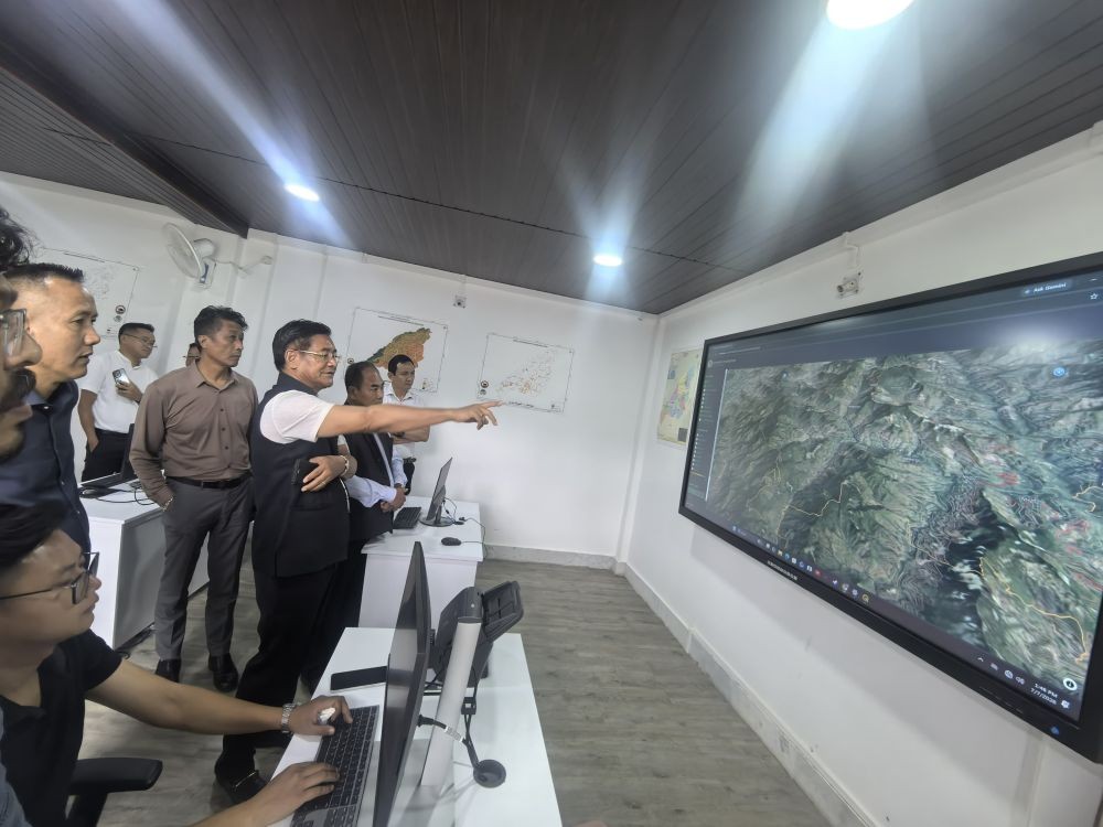 Officials and others during the launching of Unified Digital Agriculture Ecosystem at the  Directorate of Agriculture, Kohima on July 7.